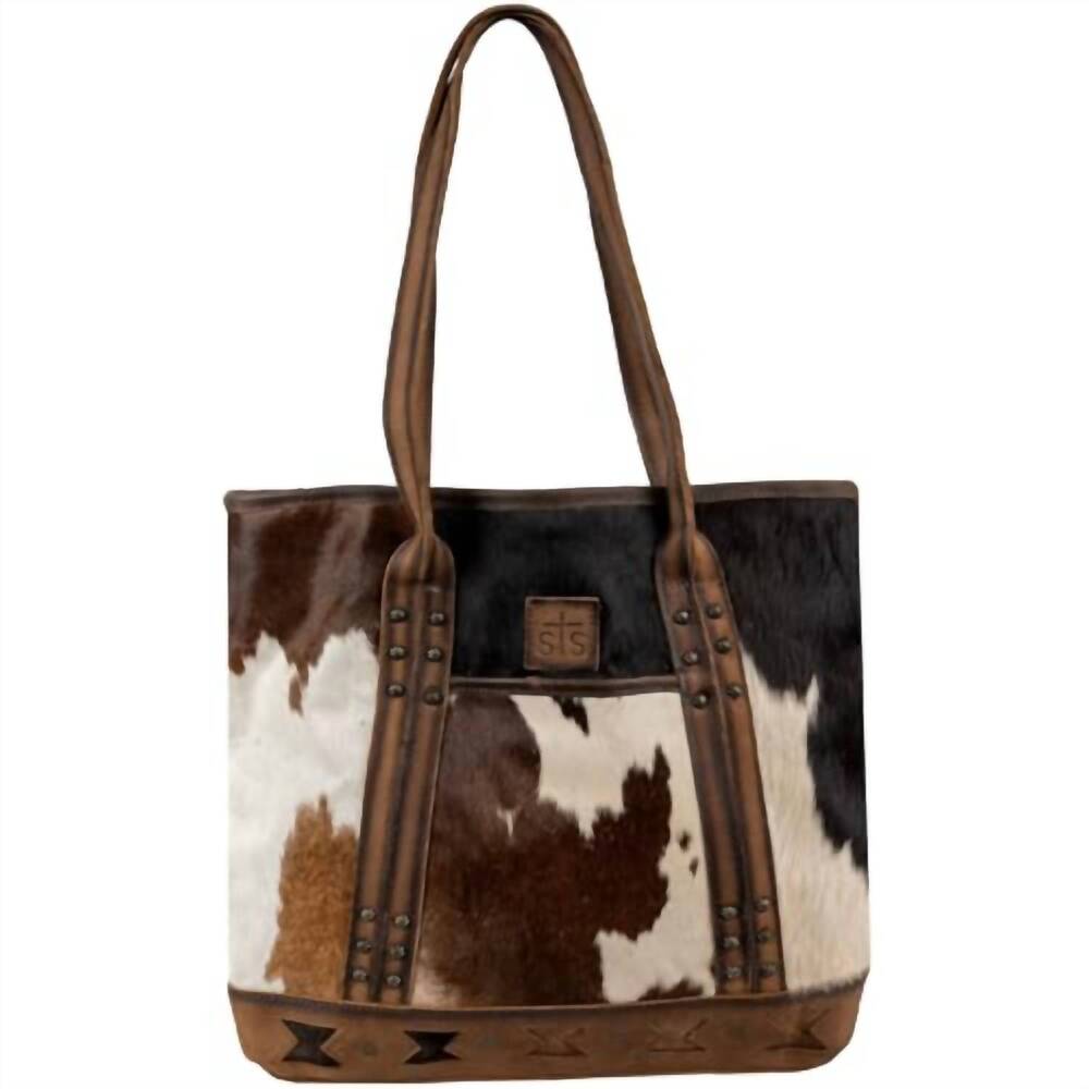 NEW STS RANCHWEAR women's roswell tote bag in cowhide